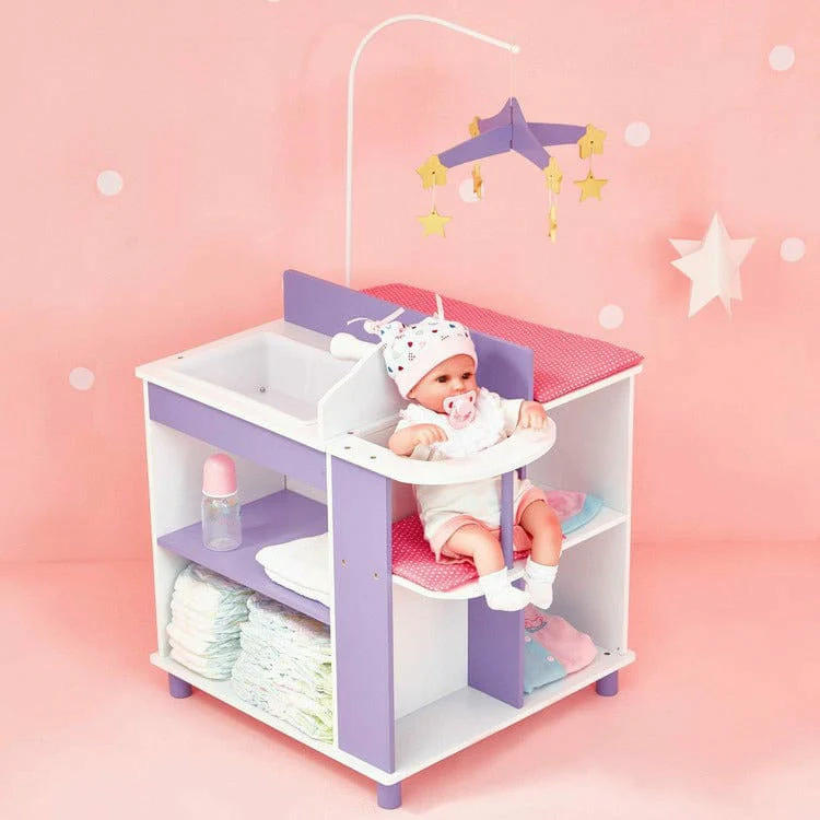Olivia's Little World - Little Princess Baby Doll Changing Station with Storage - Image 2