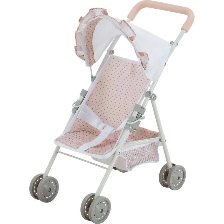Olivia's Little World Polka Dot Princess Baby Doll 3 Piece Nursery Set - Pink - Image 4