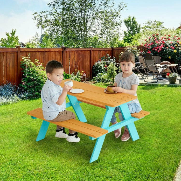 Outdoor Picnic Table & Chair Set - Image 2