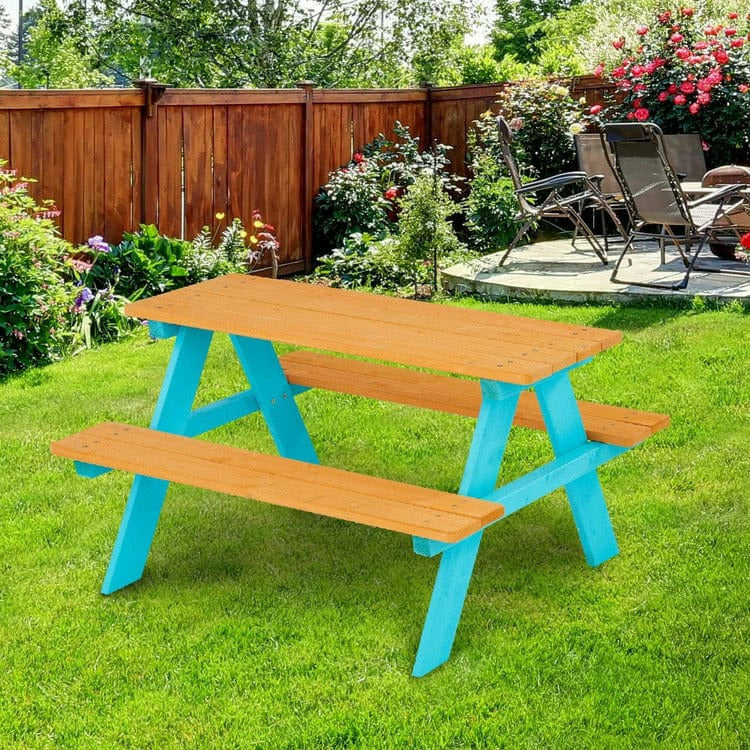 Outdoor Picnic Table & Chair Set - Image 3