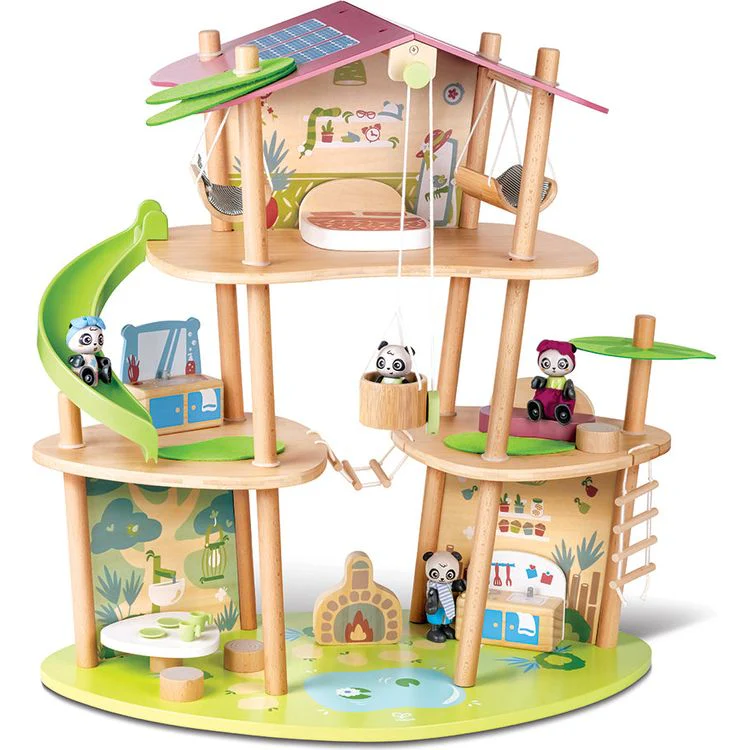 Pandas' Bamboo House