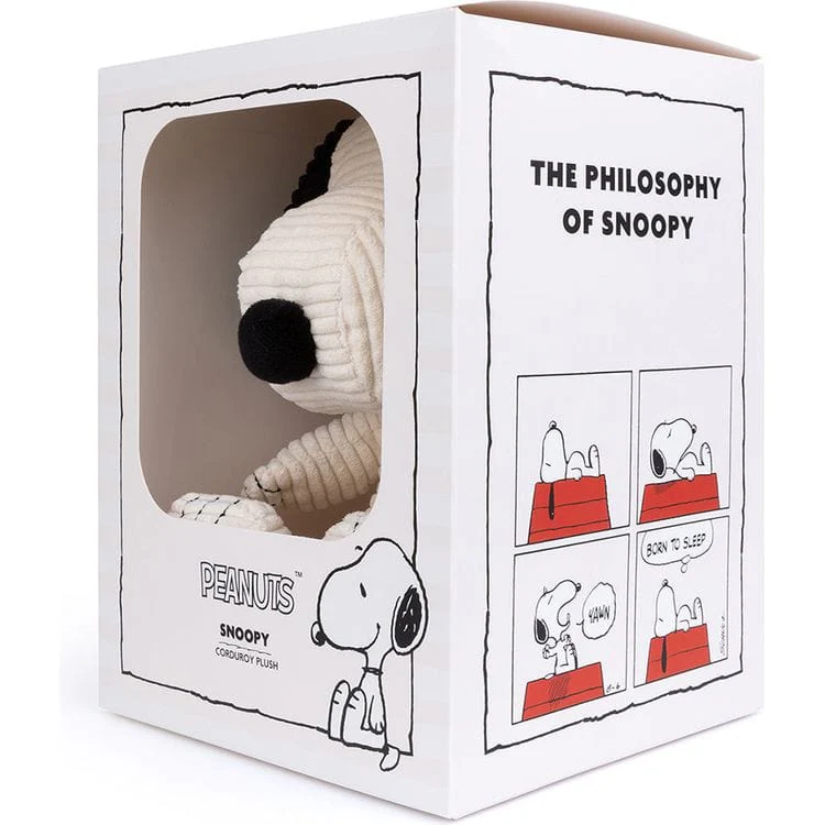 Peanuts Snoopy Sitting Corduroy 11" Plush in Giftbox - Image 6