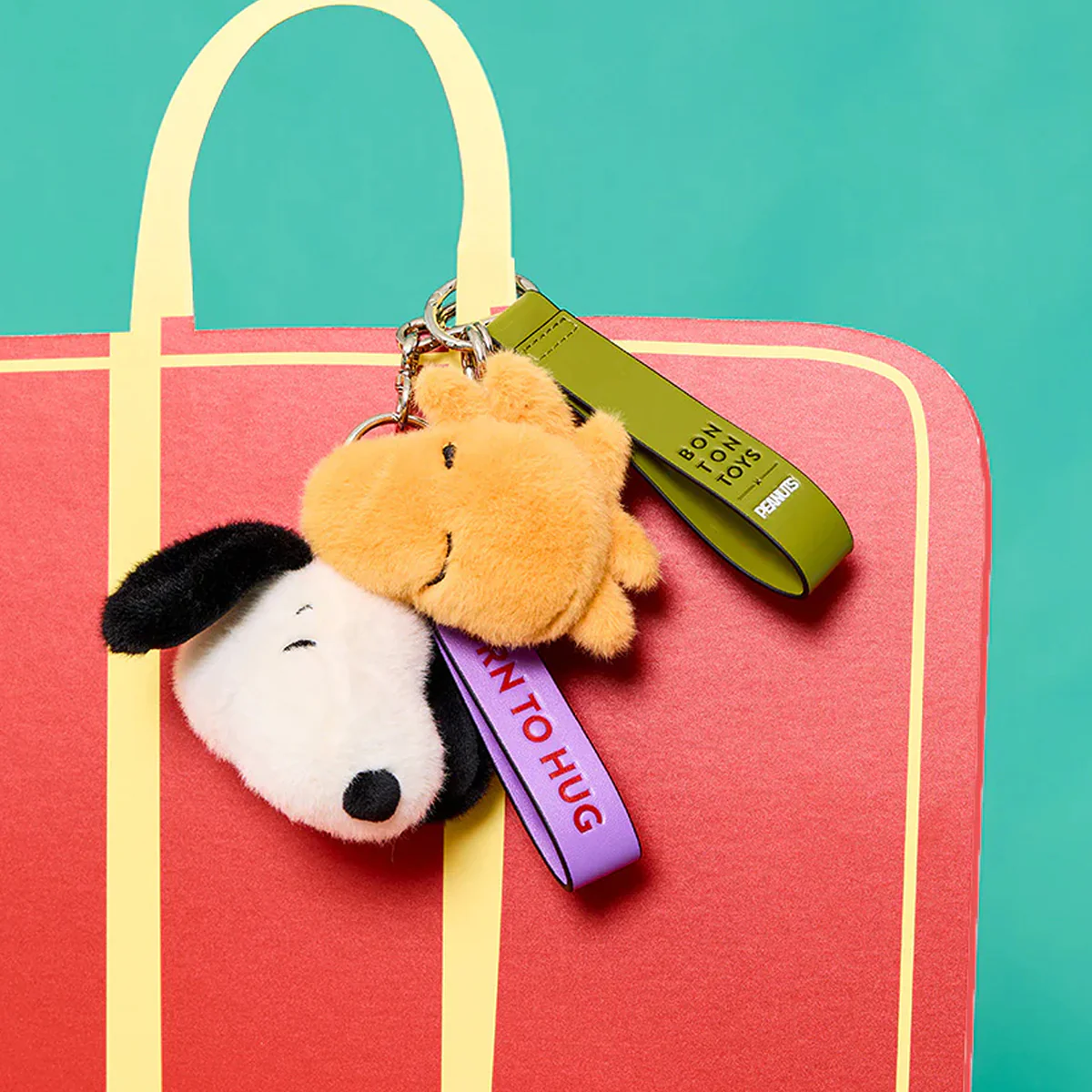 Peanuts Woodstock Fuzzy ECO Yellow Bag Charm - 3.5" - Image 2