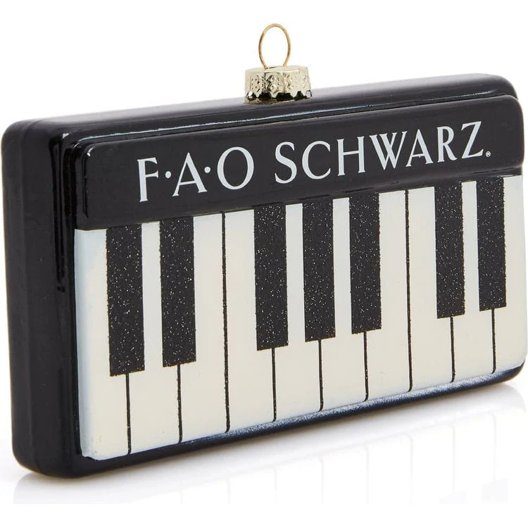 FAO Piano Glass Ornament