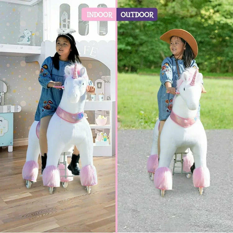 Pink Model U Ride-On Unicorn - 7+ Years - Image 3