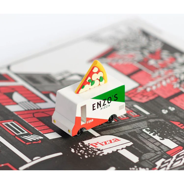 Pizza Van Toy Car - Image 2