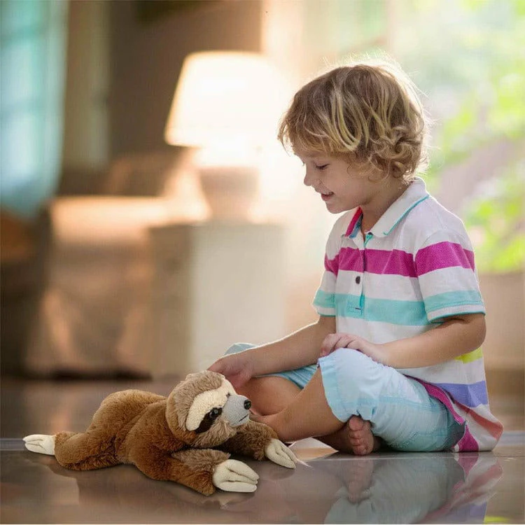 Adopt A Pets 15" Plush Lying Baby Sloth - Image 6
