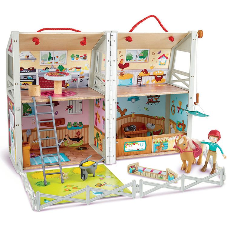 Pony Ranch Barn Stable Club Playset Doll House - Image 3