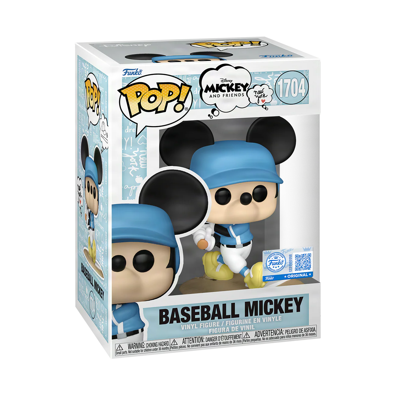 Exclusive Pop! Mickey Mouse - Baseball