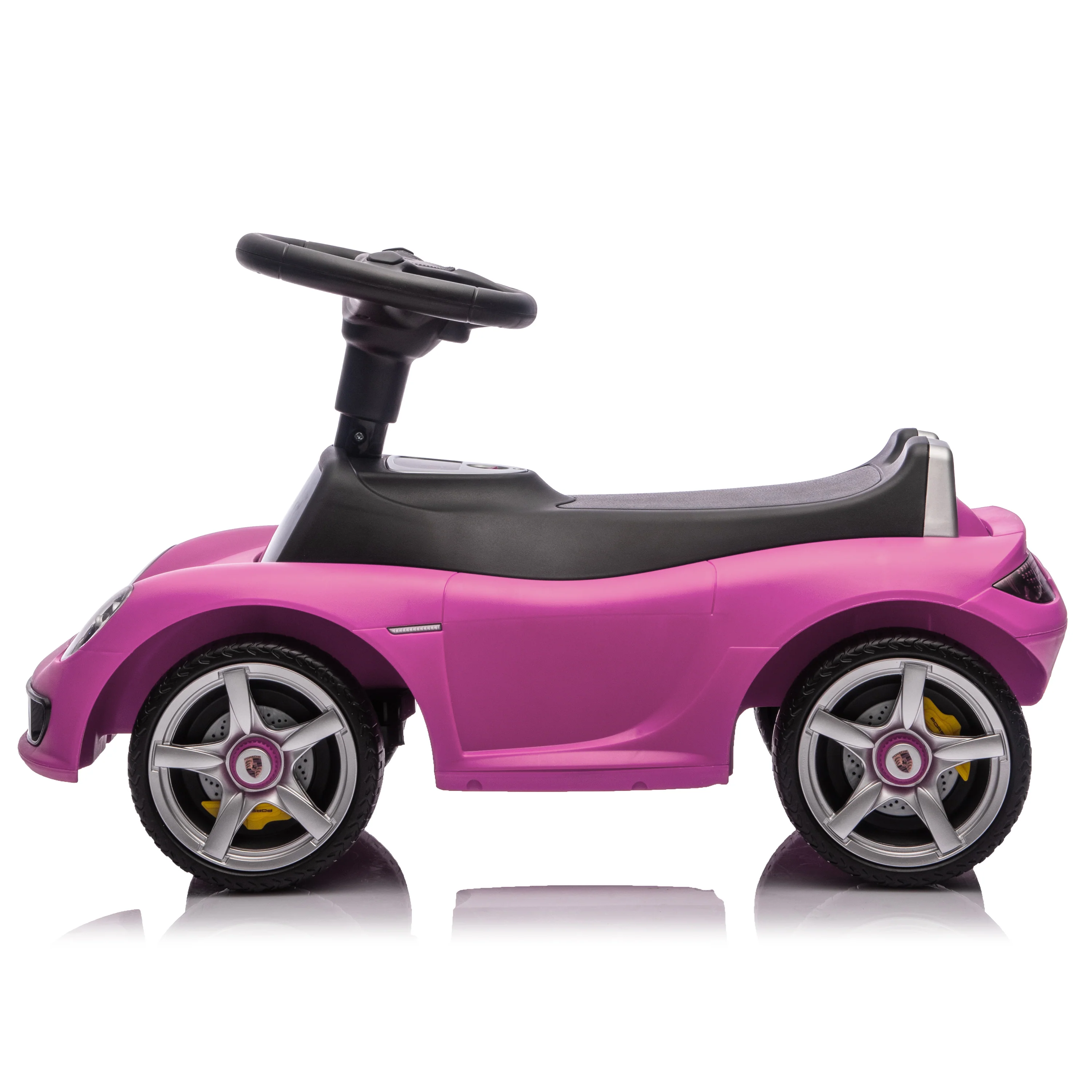 Porsche 911 Carrera GT Foot-to-Floor Ride-On - Pink - Image 5