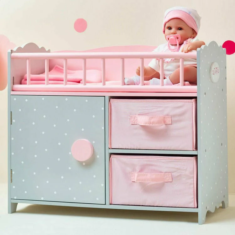 Princess Baby Doll Crib with Cabinet and Cubby - Image 2