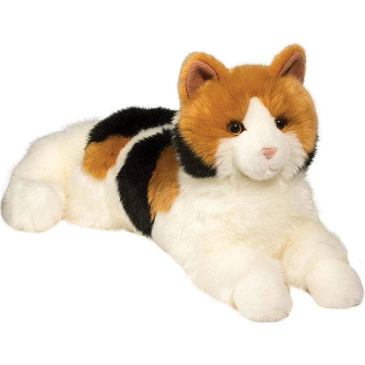 Puzzle Calico Cat Plush