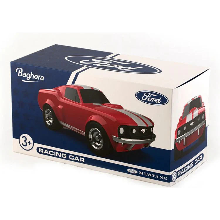 Racing Car Toy Ford Mustang - Red - Image 6