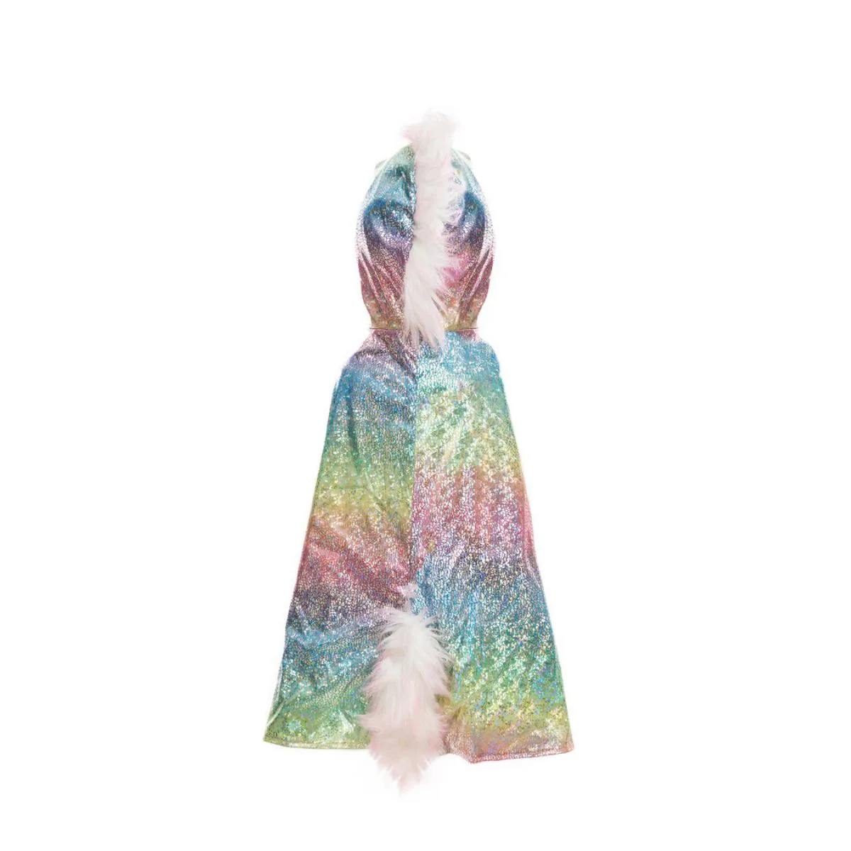 Rainbow Reversible Unicorn Dragon Cape - Size 5-6 Years - Image 3