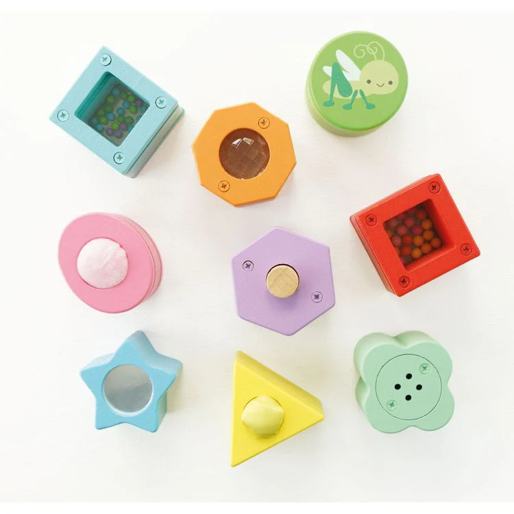 Rainbow Sensory Shape Sorter - 10 Pieces - Image 6