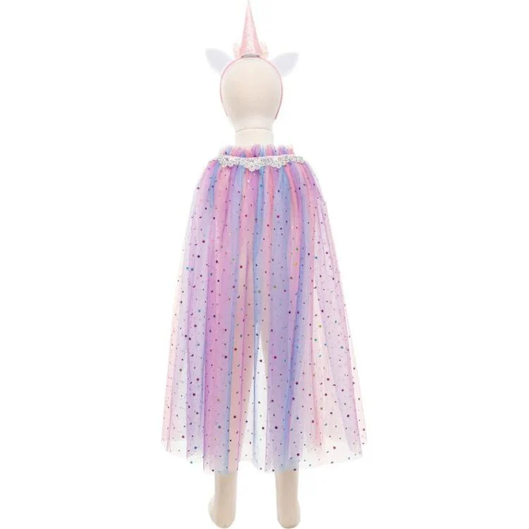 Rainbow Unicorn Cape & Headband - Size 4-6 Years - Image 4