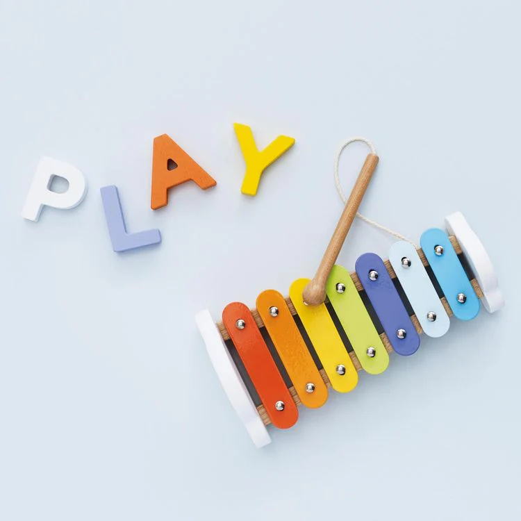 Rainbow Wooden Xylophone - Image 2