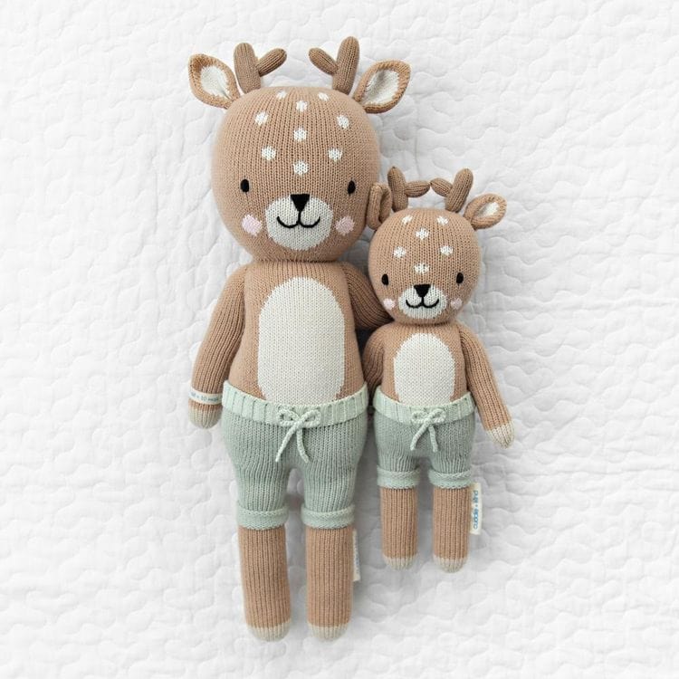 Regular 20" Elliott the Fawn Hand-Knit Doll - Image 4