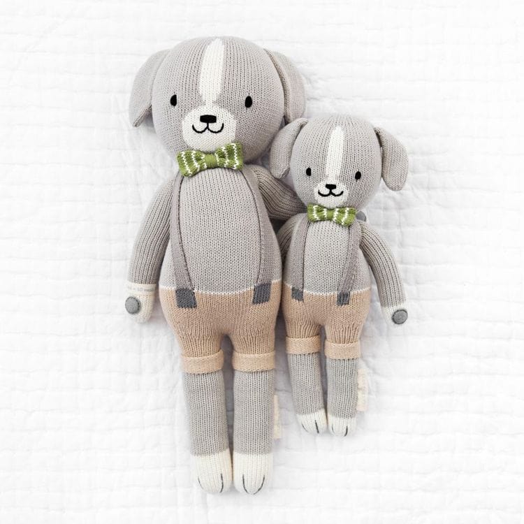 Regular 20" Noah the Dog Hand-Knit Doll - Image 3