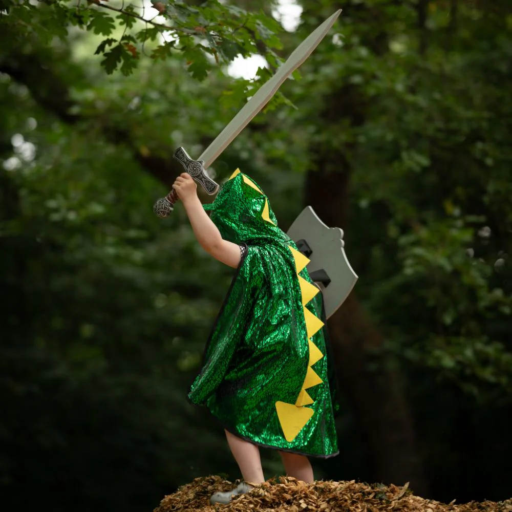 Reversible Dragon/Knight Cape - Size 5-6 Years - Image 4