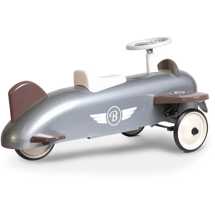 Ride-On Speedster Plane - Silver - Image 3