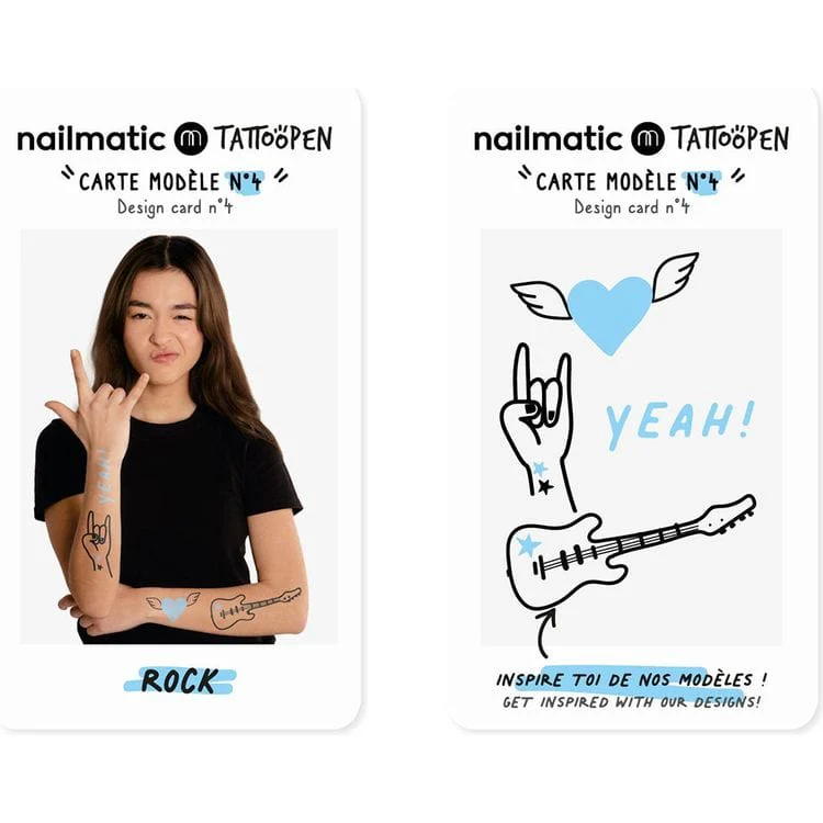 Rock 'N Roll Tattoo Pen Set for Kids - Image 7