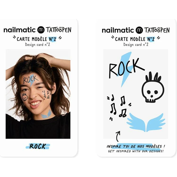 Rock 'N Roll Tattoo Pen Set for Kids - Image 8