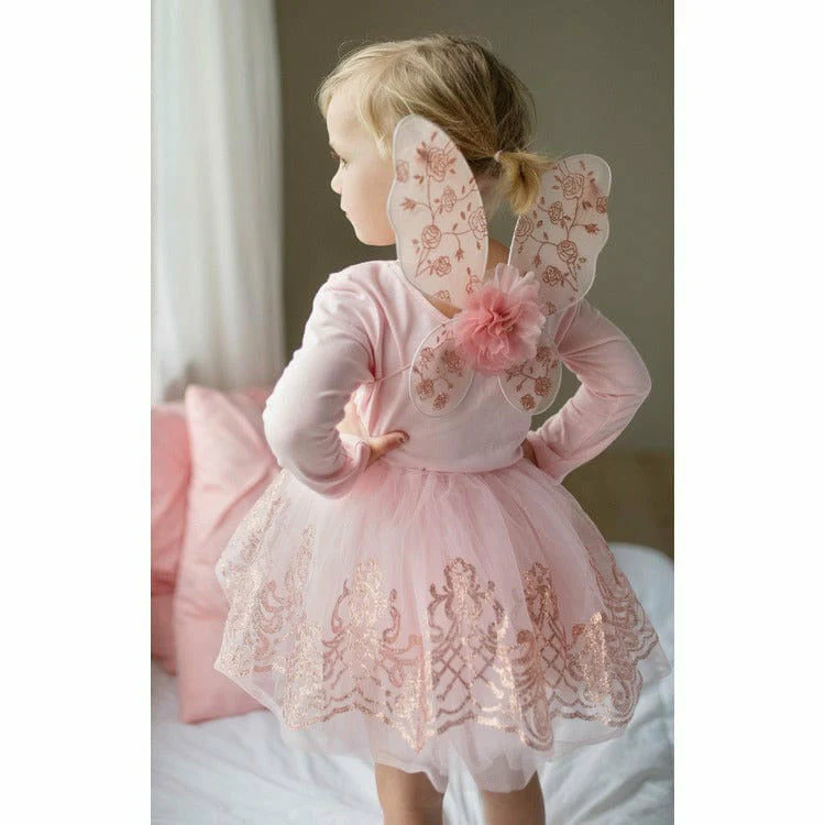 Rose Gold Tutu & Wings Set - Size 4-6 Years - Image 2