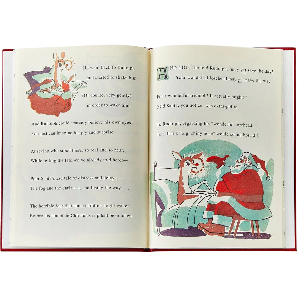 Rudolph the Red Nosed Reindeer Book Leather Edition - Image 4