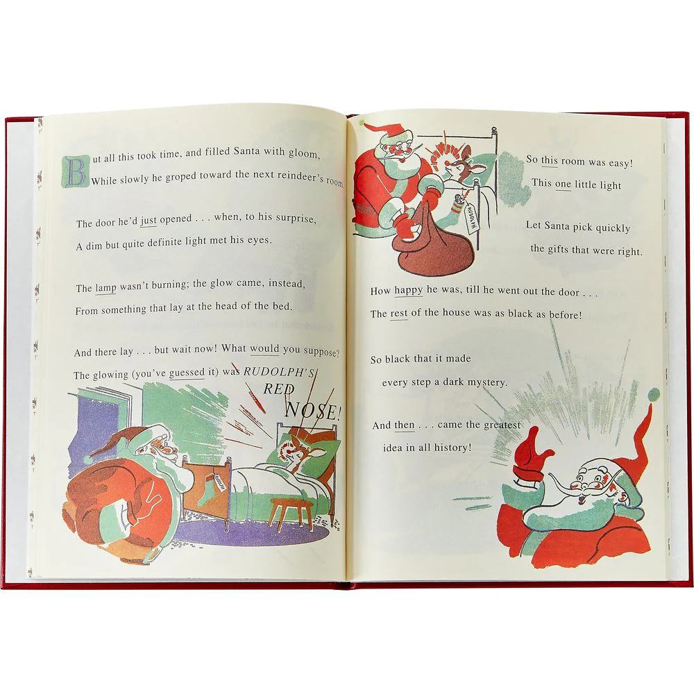 Rudolph the Red Nosed Reindeer Book Leather Edition - Image 5