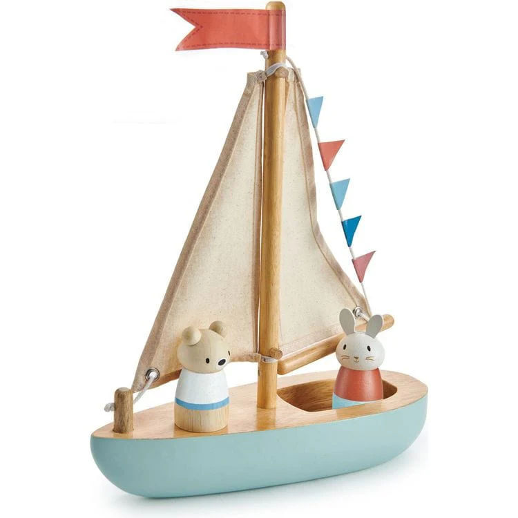 Wooden Sailway Boat - Image 3