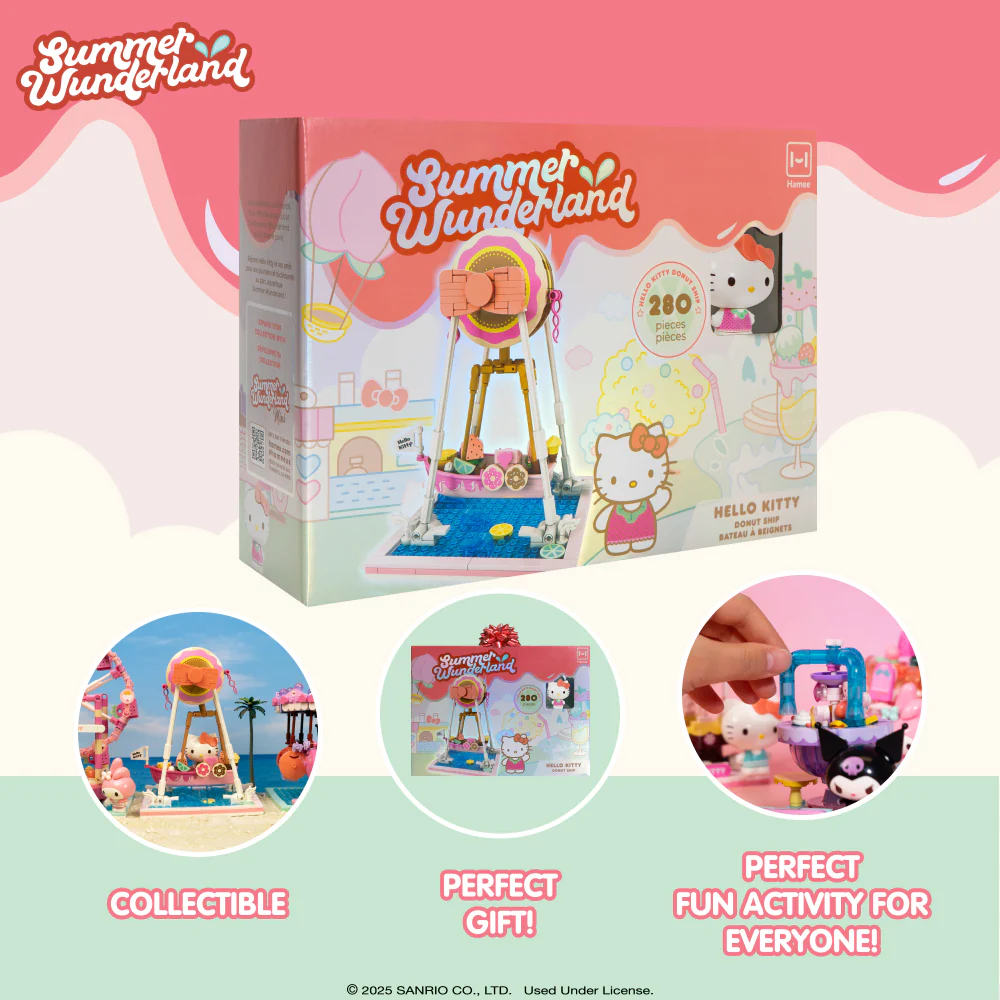 Sanrio Building Blocks Summer Wunderland - Hello Kitty Donut Ship - Image 2