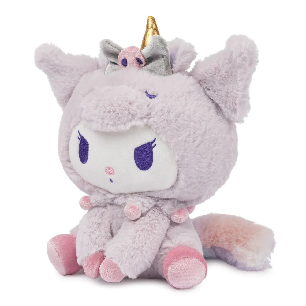 Sanrio Kuromi Unicorn Plush - 6” - Image 2