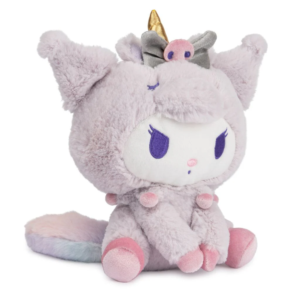 Sanrio Kuromi Unicorn Plush - 6” - Image 4