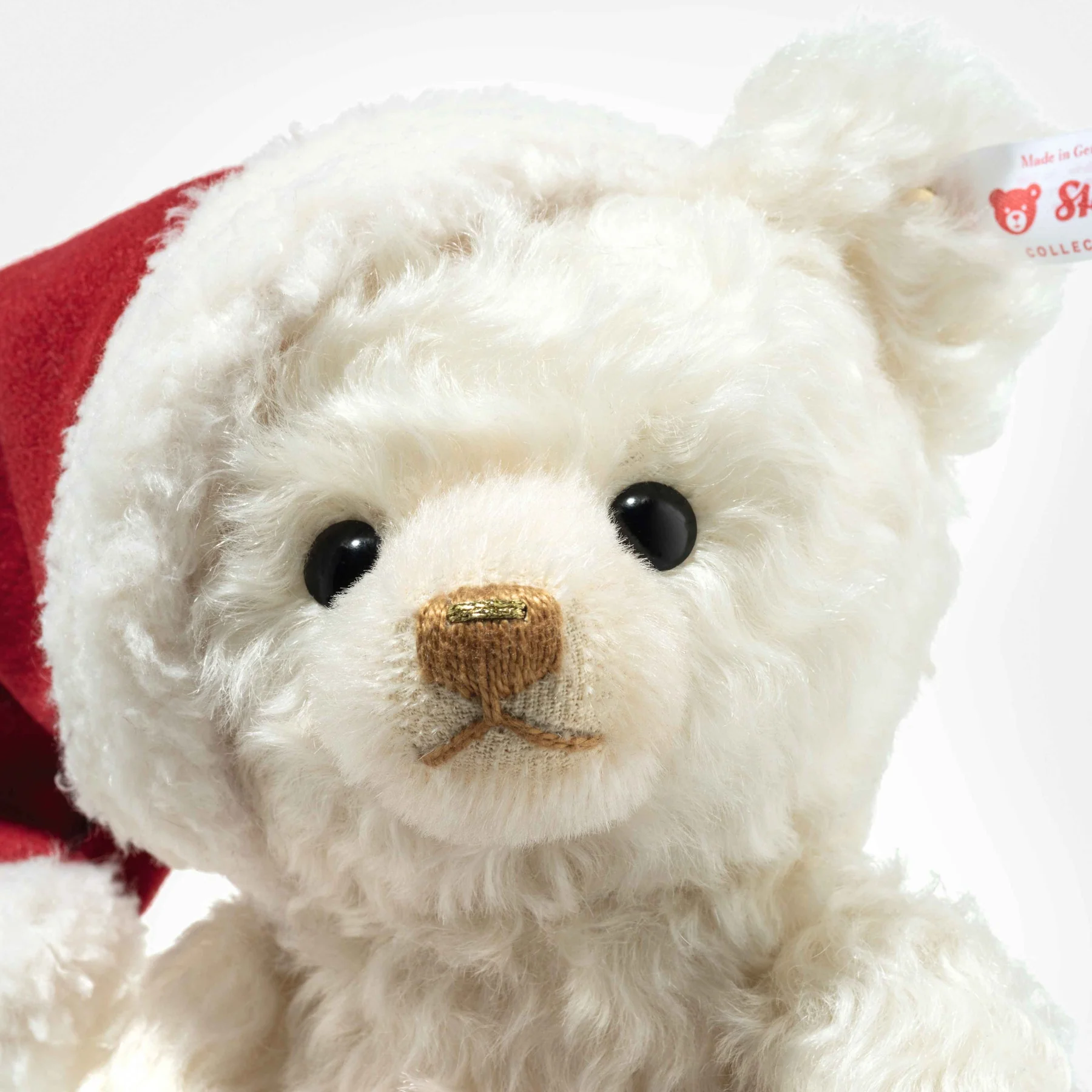 Santa Teddy Bear with Light-Up Gift Bag - Image 2