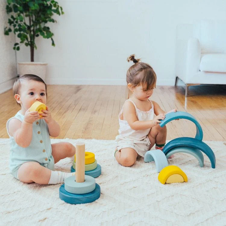 Simply Semicircles Wood Stacker Toy - Image 2
