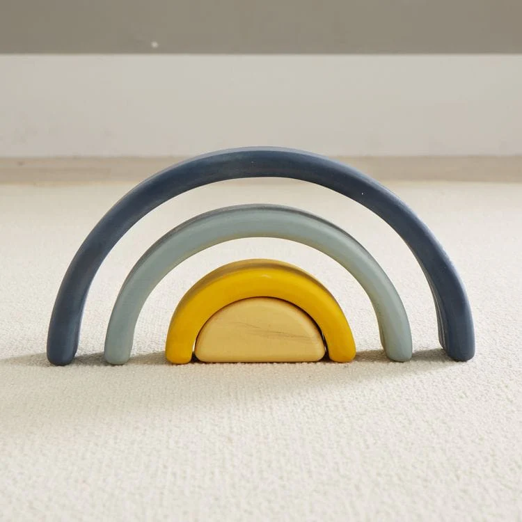 Simply Semicircles Wood Stacker Toy - Image 4
