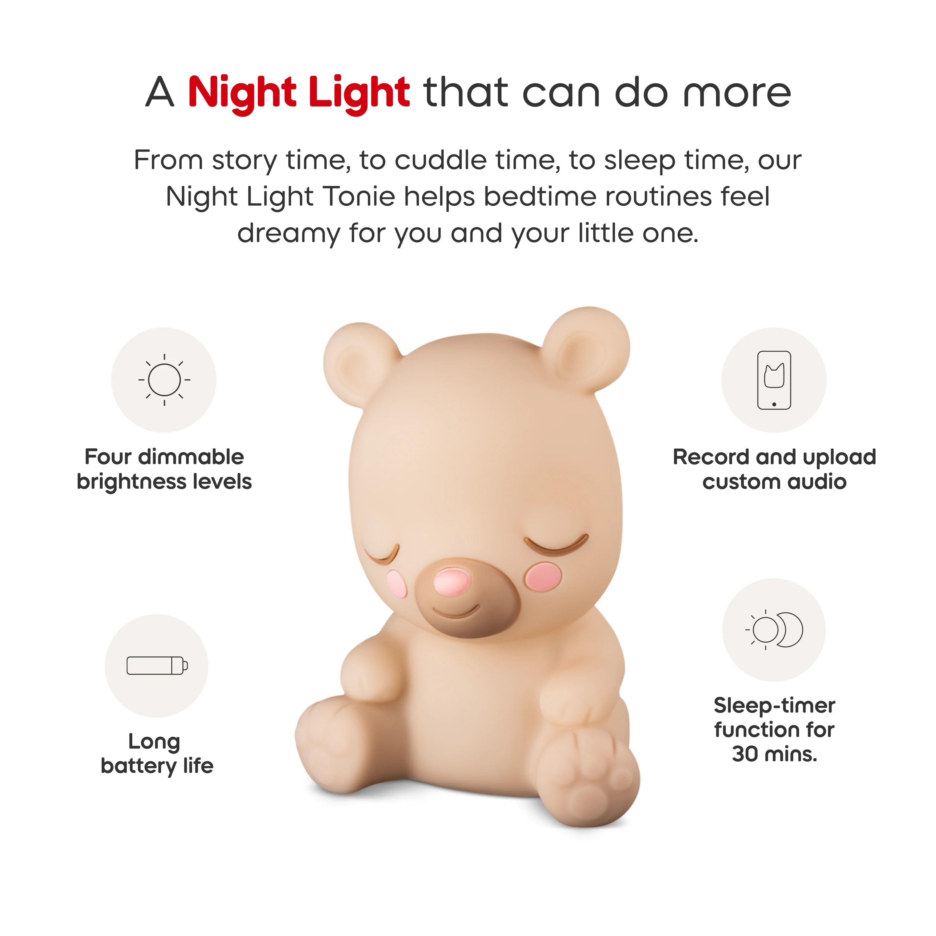 Sleepy Friends: Sleepy Bear Night Light Tonie - Image 6