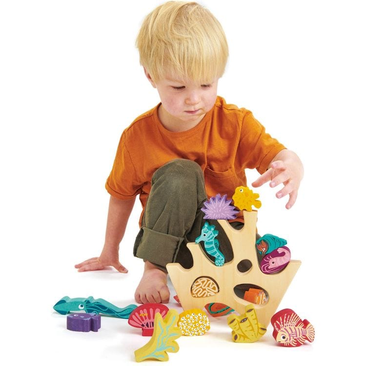 Wooden Stacking Coral Reef - Image 2