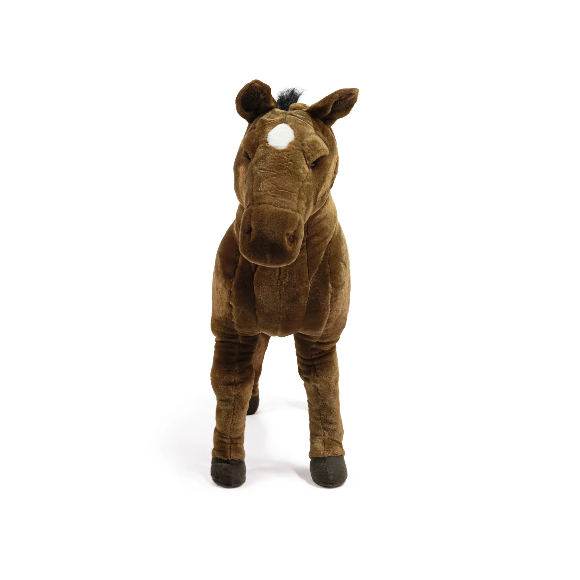 Standing Brown Horse Plush - 31.5" - Image 2