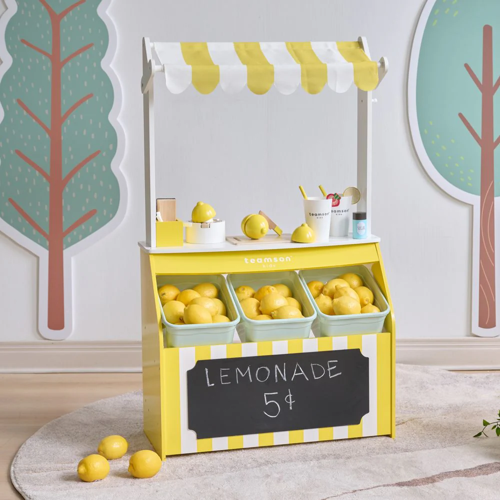 Sunny Citrus Lemonade Stand Playset with Interactive Accessories - Image 7