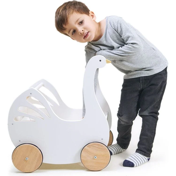 Sweet Dreams Swan Doll Pram - Image 2