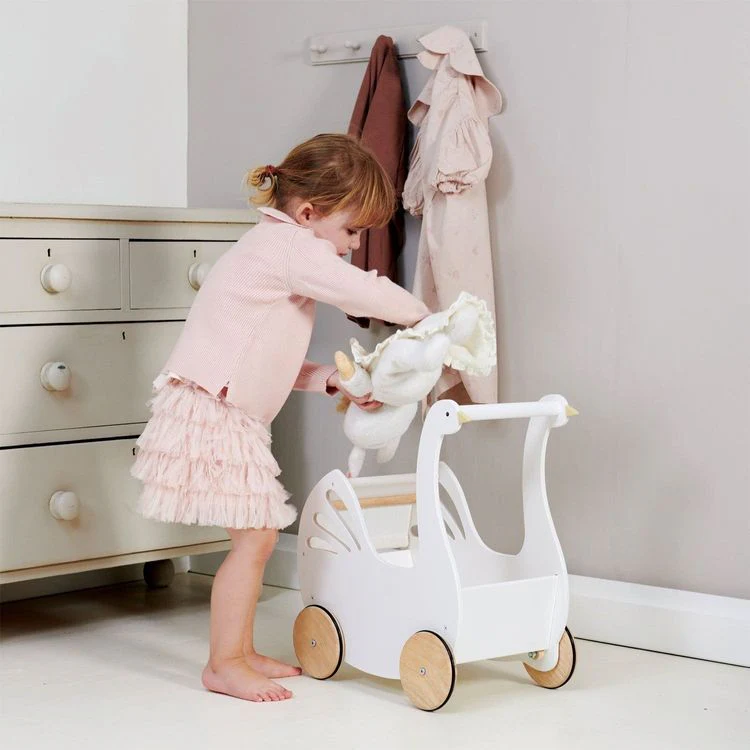 Sweet Dreams Swan Doll Pram - Image 7