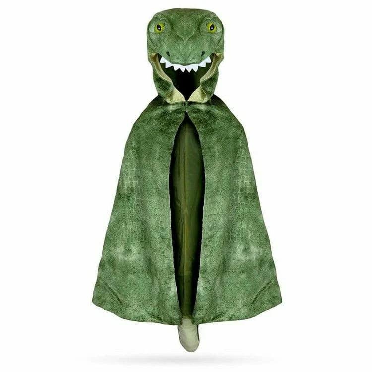 T-Rex Hooded Cape - Size 4-5 Years