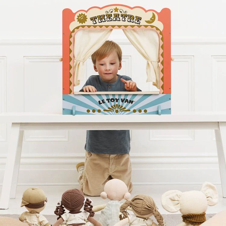 Tabletop Puppet Wooden Theater - Image 7
