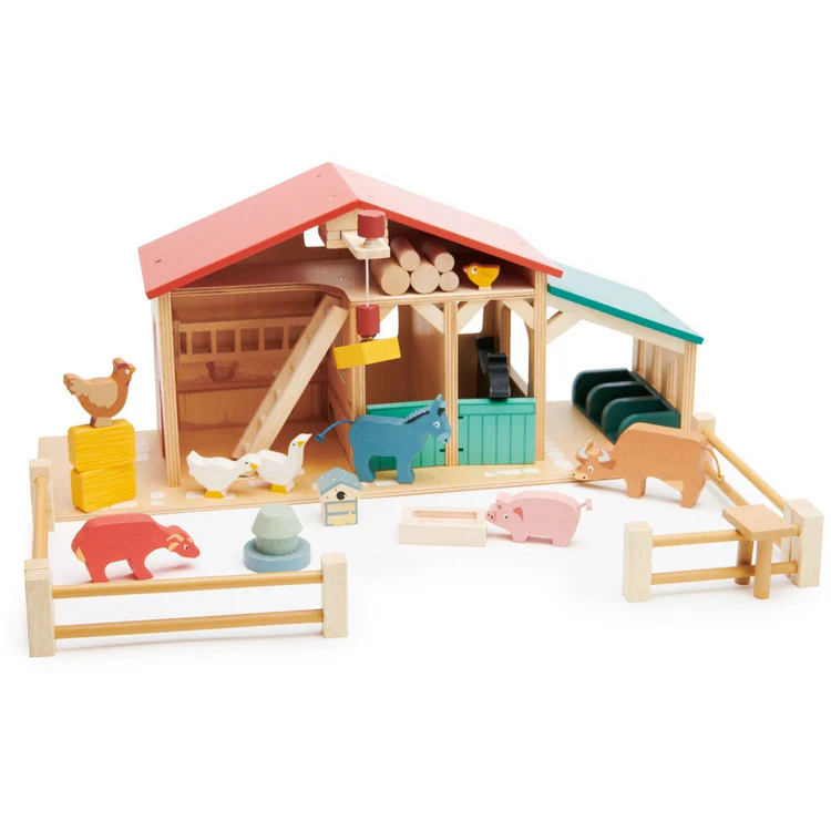 Wooden Tender Leaf Farm Playset - Image 2