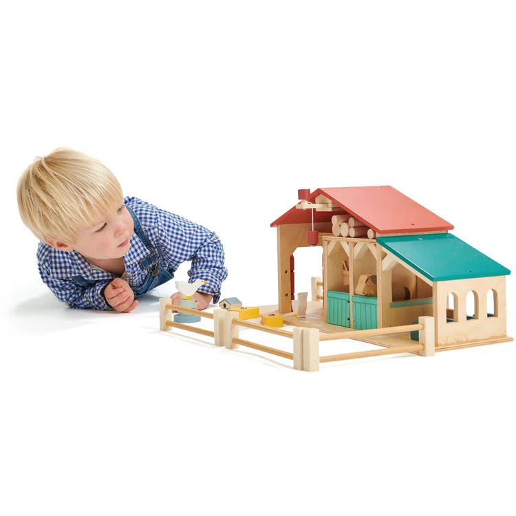 Wooden Tender Leaf Farm Playset - Image 6