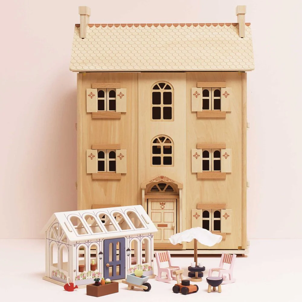 The Grand Natural Wood Doll House - Image 7