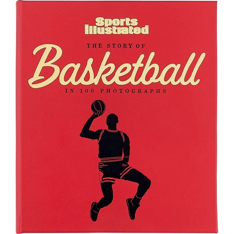 "The Story of Basketball in 100 Photographs" Leather-Bound Book by Sports Illustrated