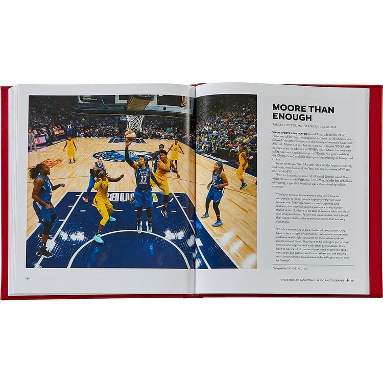 "The Story of Basketball in 100 Photographs" Leather-Bound Book by Sports Illustrated - Image 2